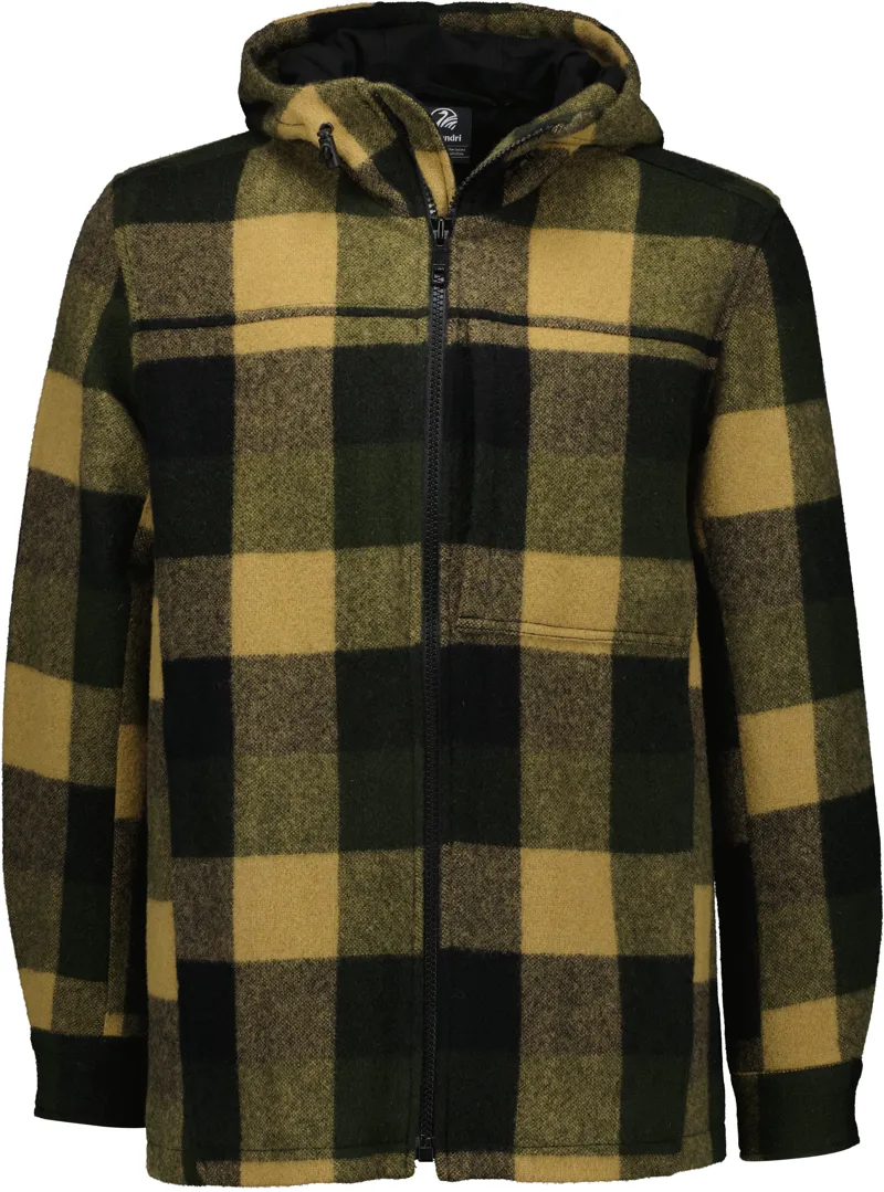 Swanndri Hudson Hooded Jacket - Yellowstone Check