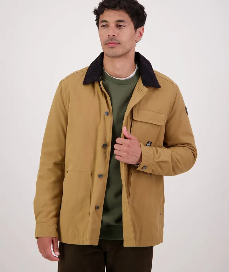 Swanndri Barrytown V3 Canvas Jacket - Cashew-6