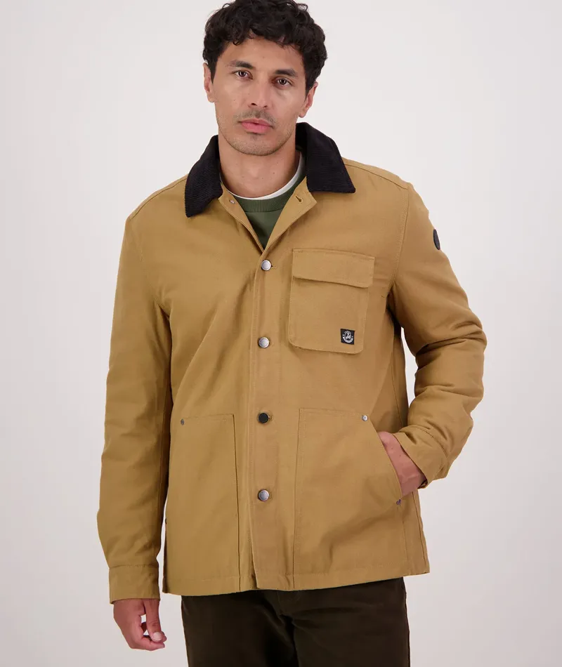 Swanndri Barrytown V3 Canvas Jacket - Cashew-5