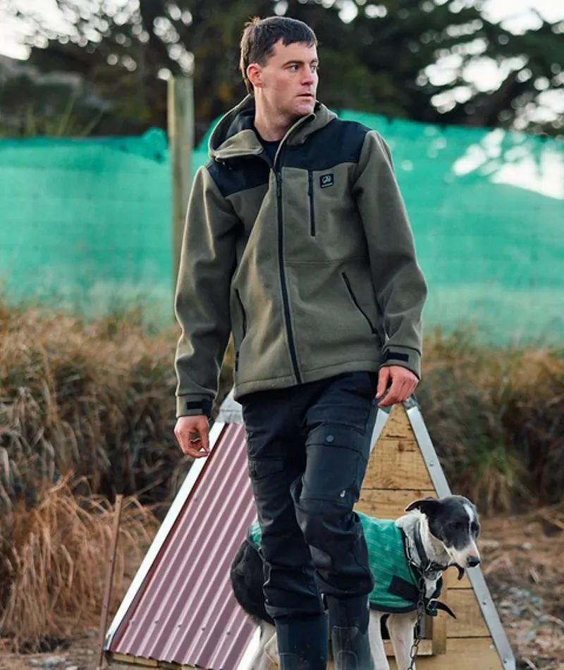 Swanndri High Rock Stormshield Fleece Jacket - Olive-3