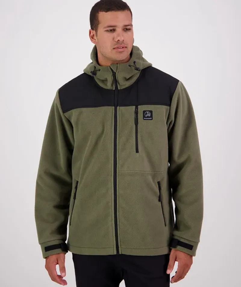 Swanndri High Rock Stormshield Fleece Jacket - Olive-1