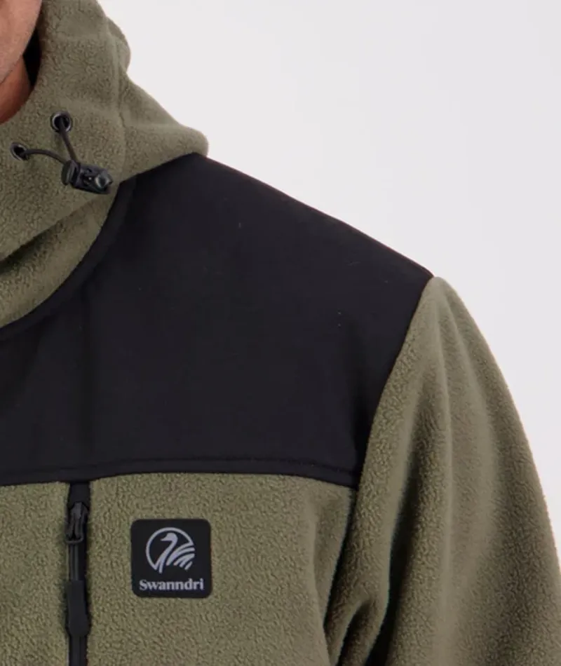 Swanndri High Rock Stormshield Fleece Jacket - Olive-5