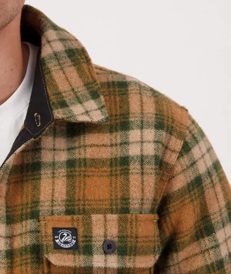 Swanndri Kiaraki V4 Wool Shacket - Arizona Check-5