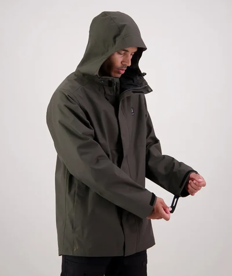 Swanndri Shearwater 15 Rain Jacket - Forest-3