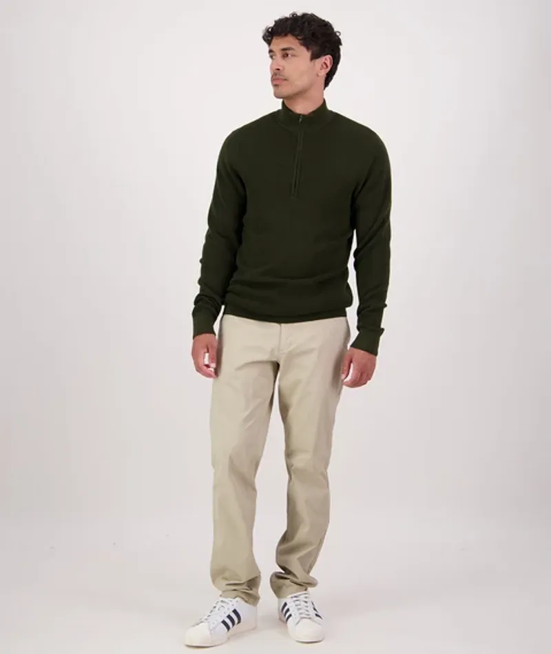 Swanndri Otahu River V2 1/4 Zip - Olive-3