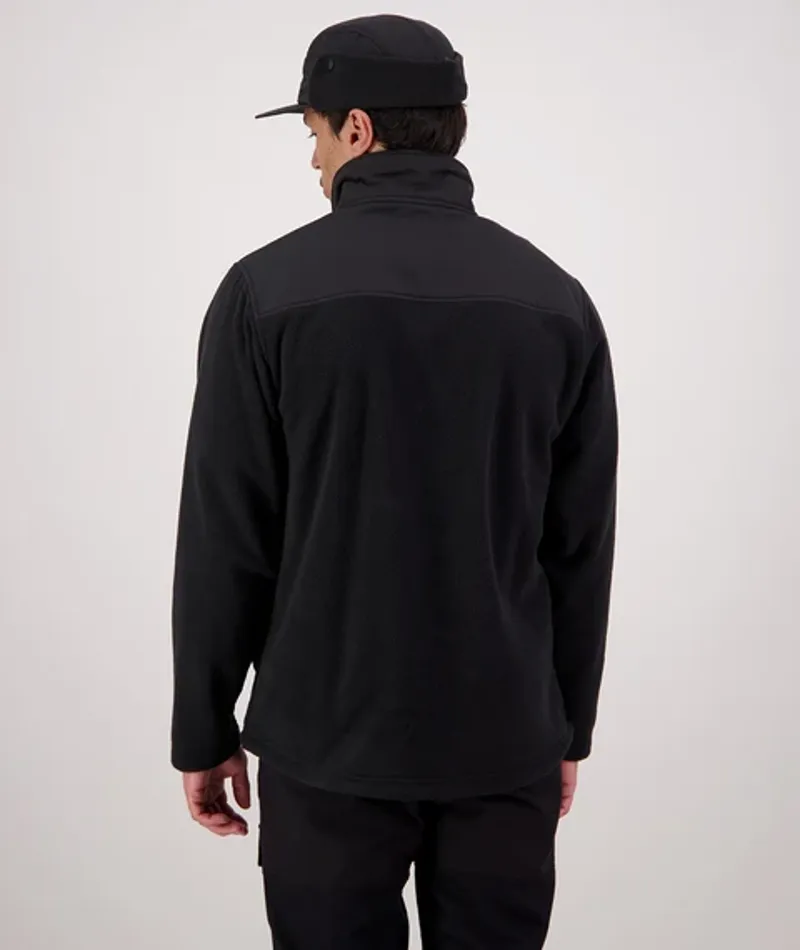 Swanndri High Rock Hybrid Fleece Pullover - Black-3
