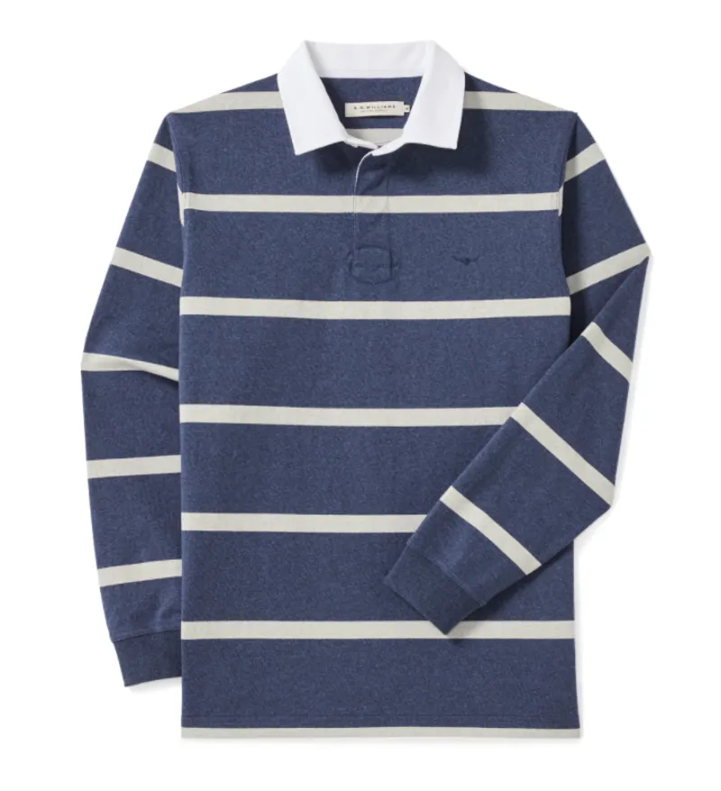 RM Williams Tweedale Rugby - Blue Grey Marle