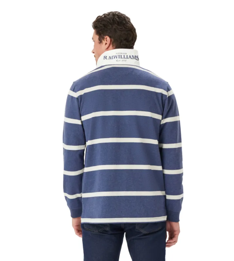 RM Williams Tweedale Rugby - Blue Grey Marle-2