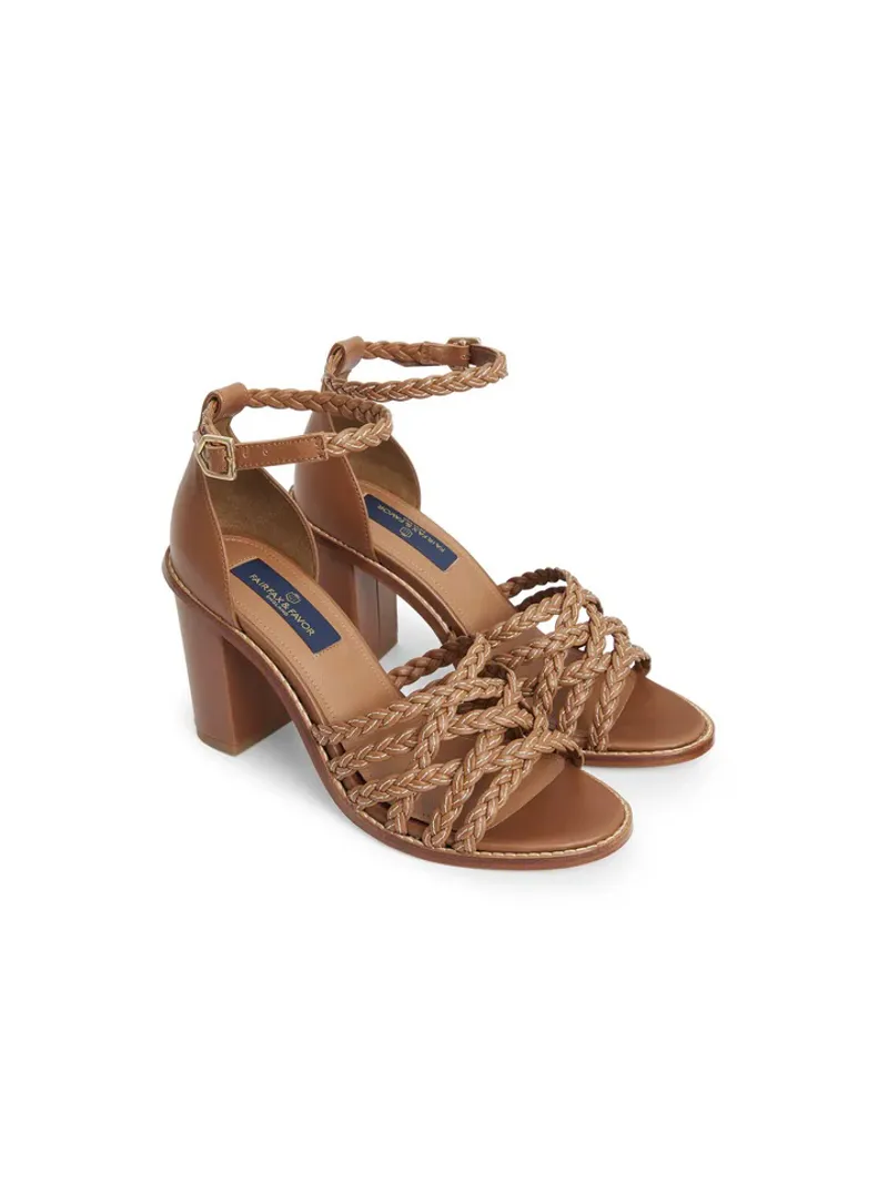 Fairfax and Favor Seville Heel - Tan Leather-2