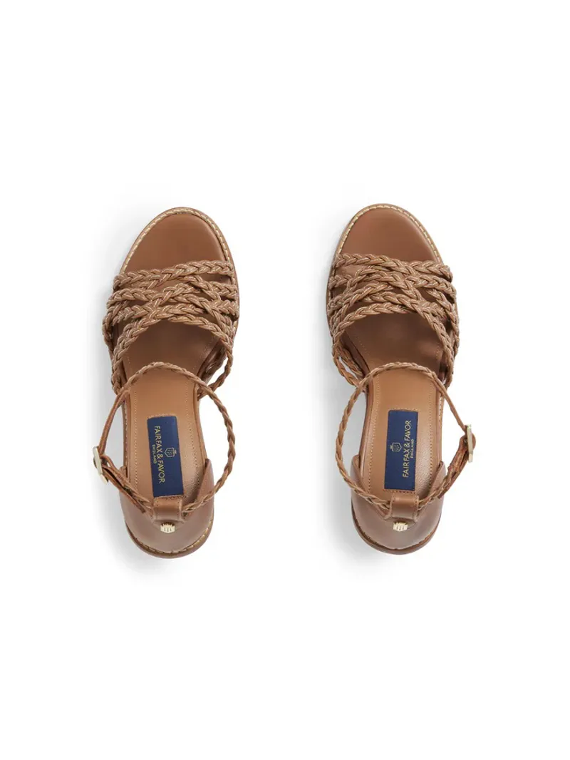 Fairfax and Favor Seville Heel - Tan Leather-3