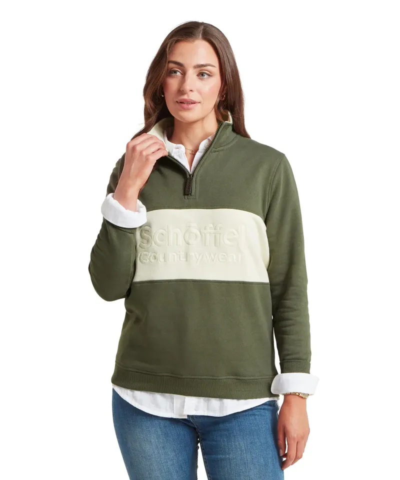Schoffel St Agnes Sweatshirt - Beetle Green-8