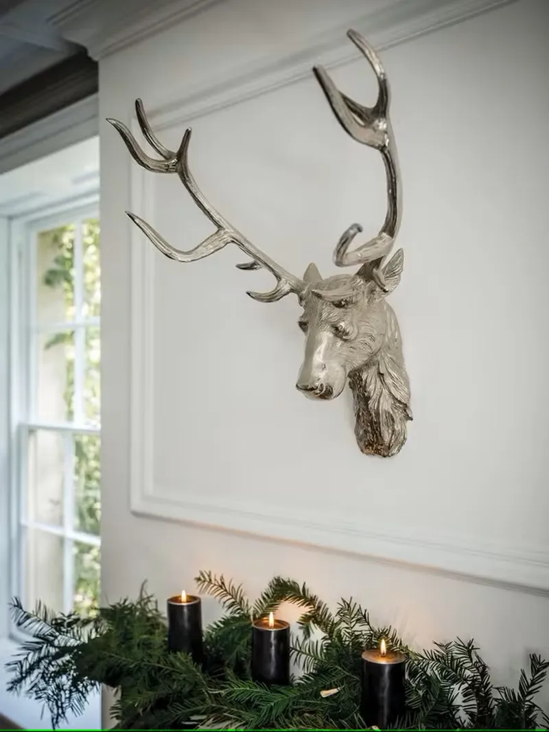 Culinary Concepts Wall Mounted Stag Head with Antlers-1