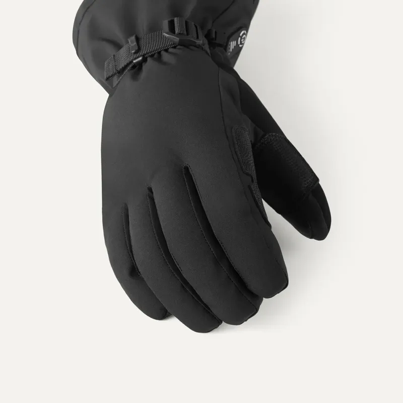 Sealskinz Stowbridge W/proof Auto Heated Gauntlet - Black-1