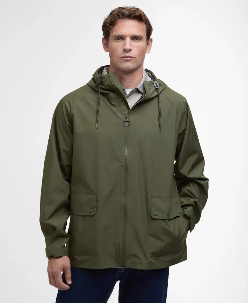 Barbour Trover Waterproof Jacket - Fern-1