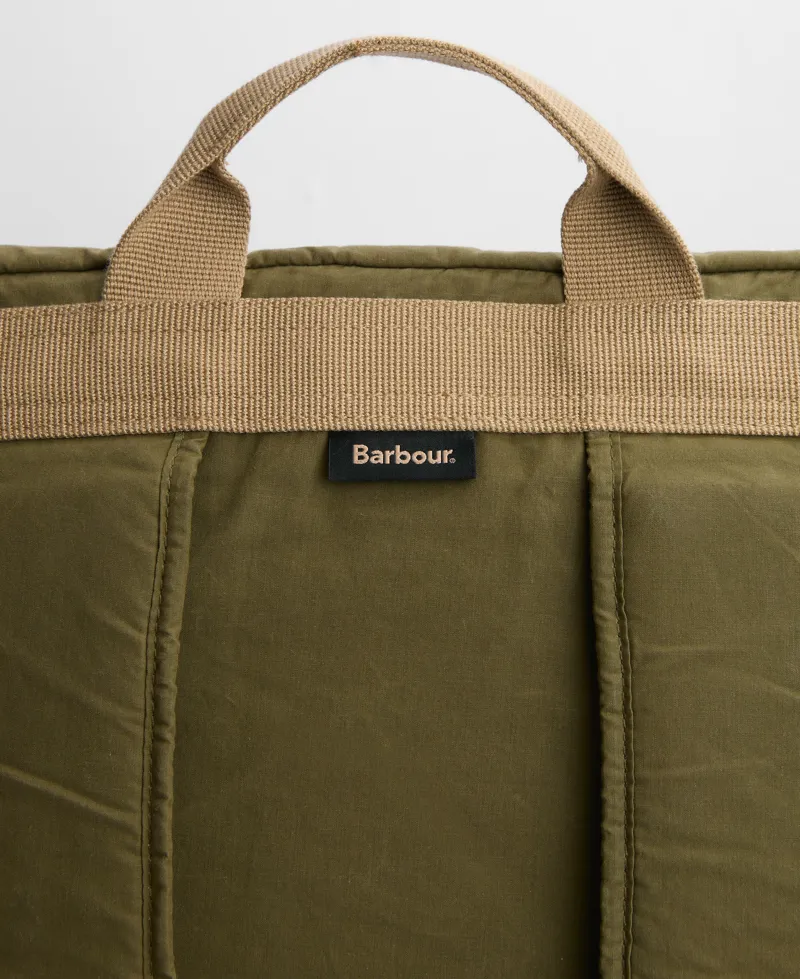 Barbour Transport Foldover Backpack Bag - Dusky Green-6