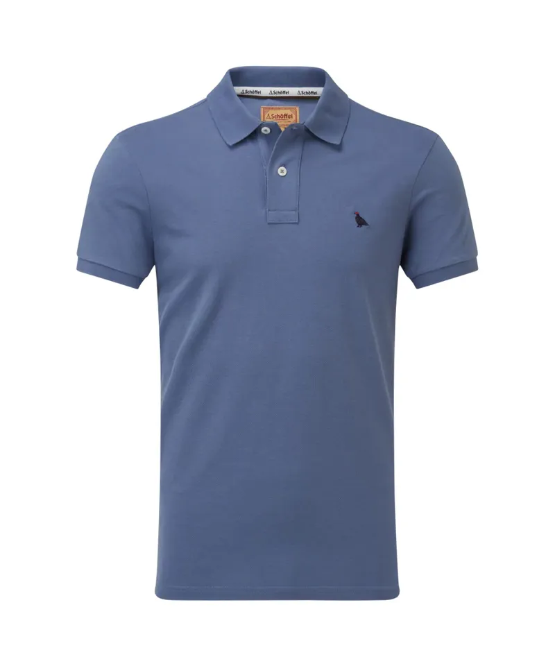 Schoffel St Ives Polo Shirt - Vintage Indigo