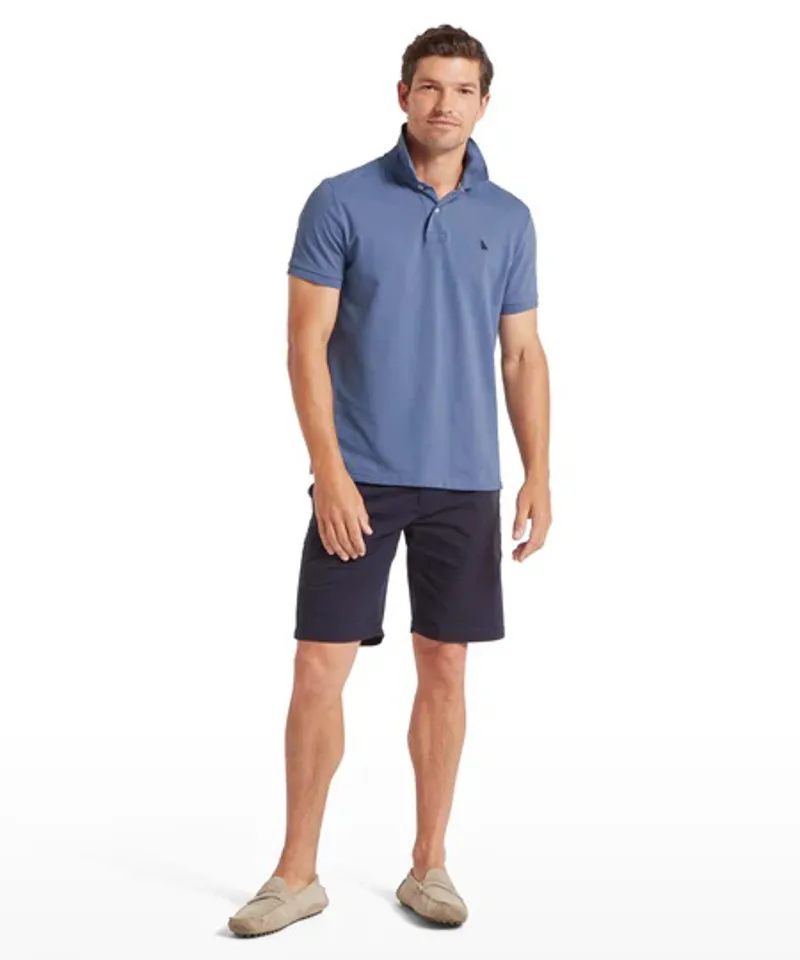Schoffel St Ives Polo Shirt - Vintage Indigo-2