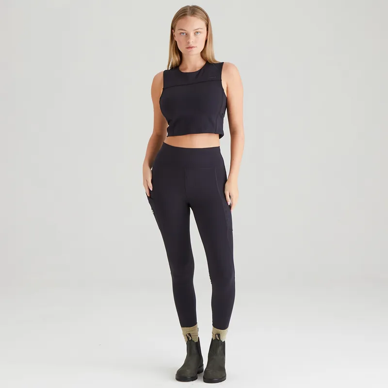 Ridgeline Ladies Infinity Leggings - Black Print-2