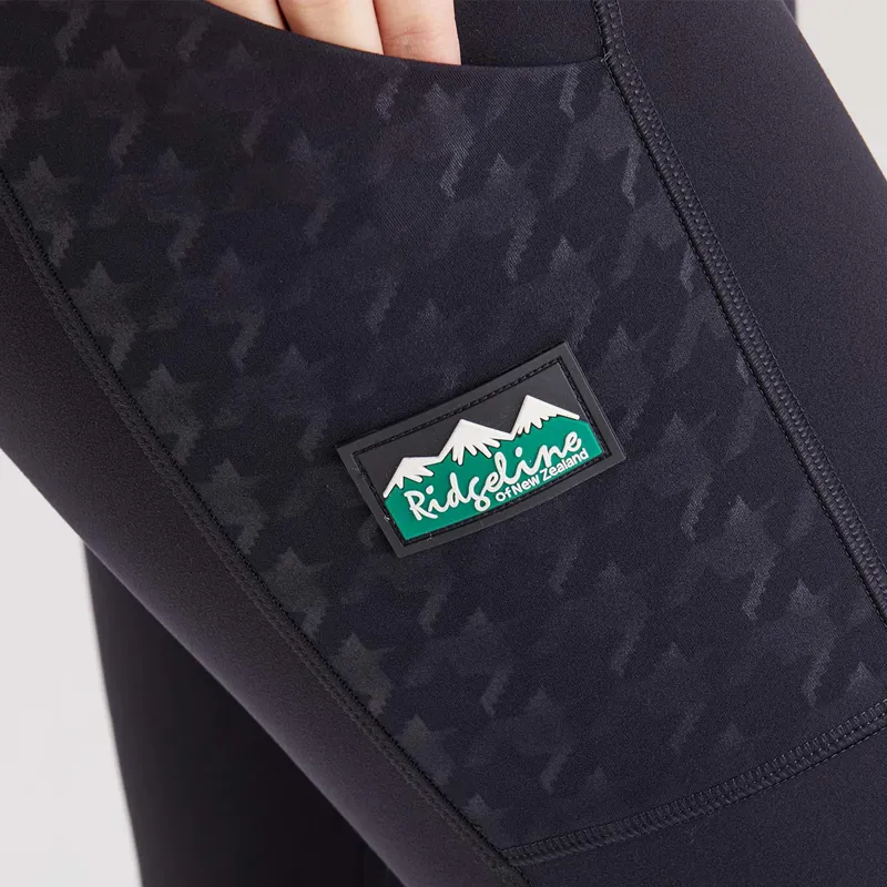 Ridgeline Ladies Infinity Leggings - Black Print-1