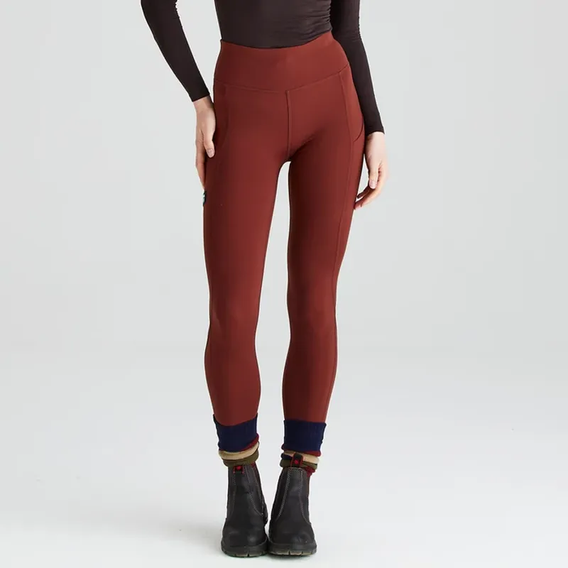 Ridgeline Ladies Infinity Leggings - Oxblood-3