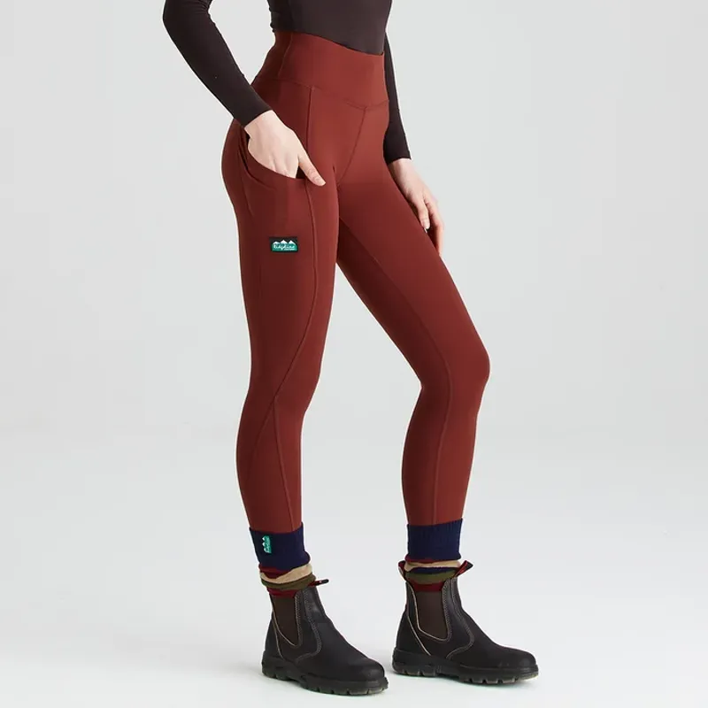 Ridgeline Ladies Infinity Leggings - Oxblood-4