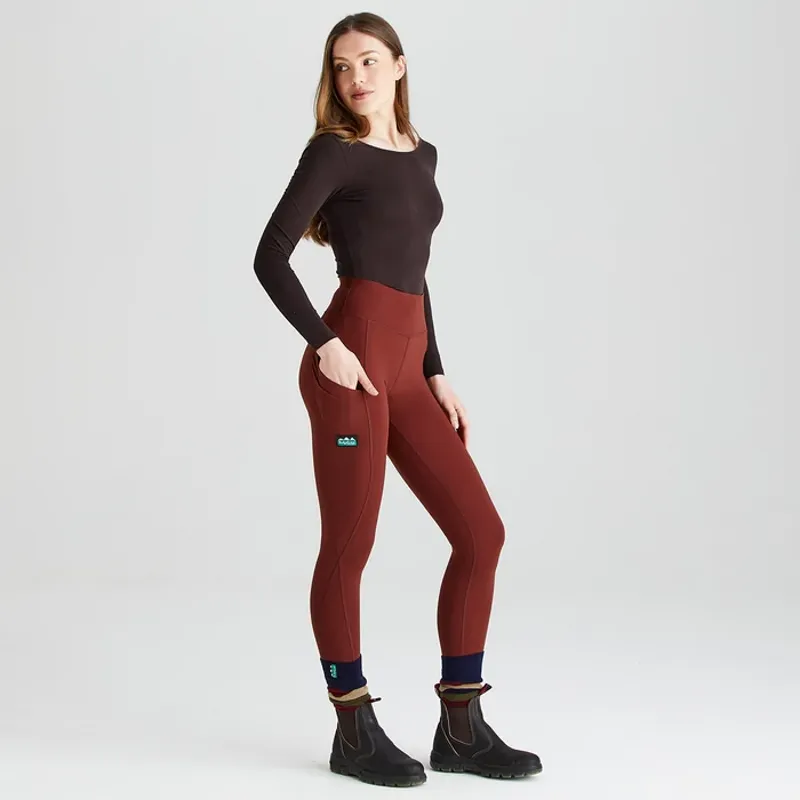 Ridgeline Ladies Infinity Leggings - Oxblood-1
