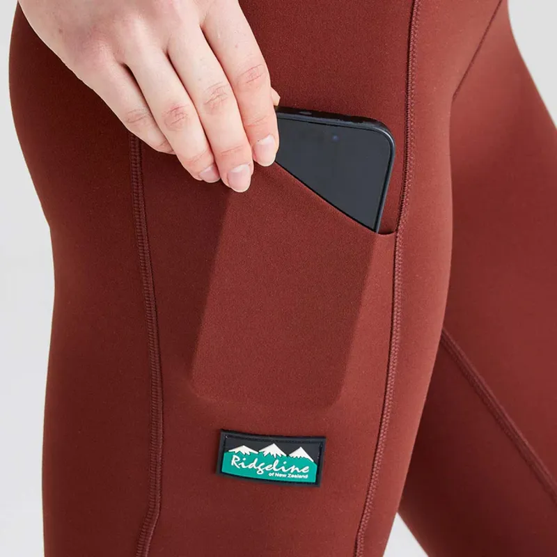 Ridgeline Ladies Infinity Leggings - Oxblood-2
