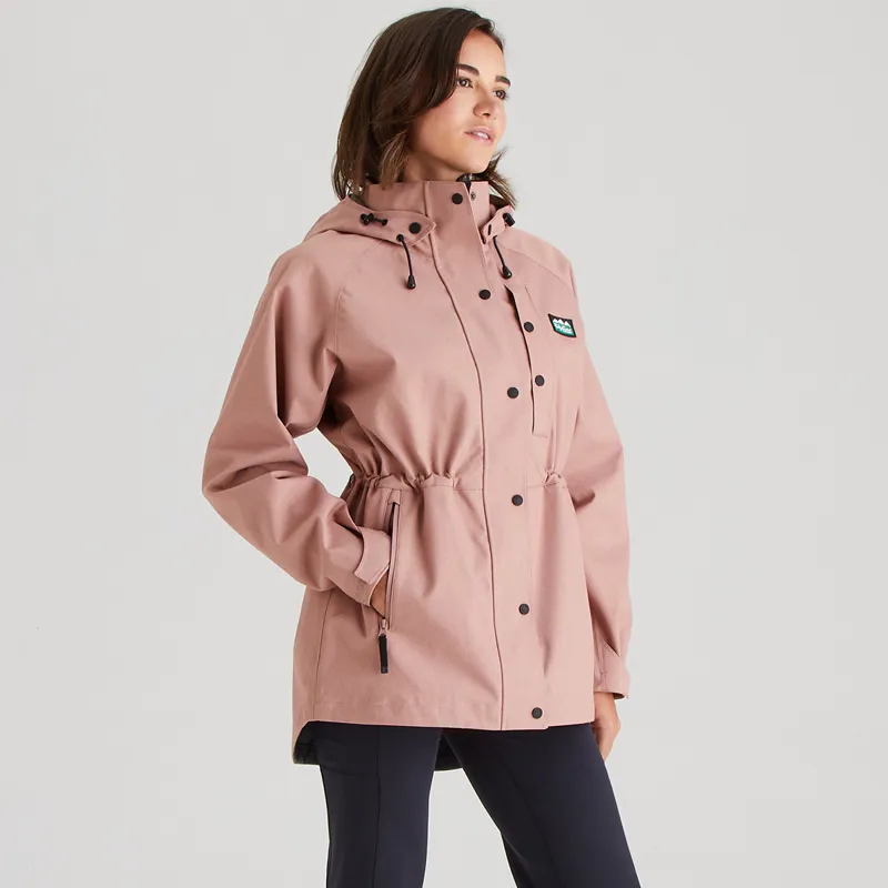 Ridgeline Womens Monsoon Light Jacket - Dusky Pink Marl