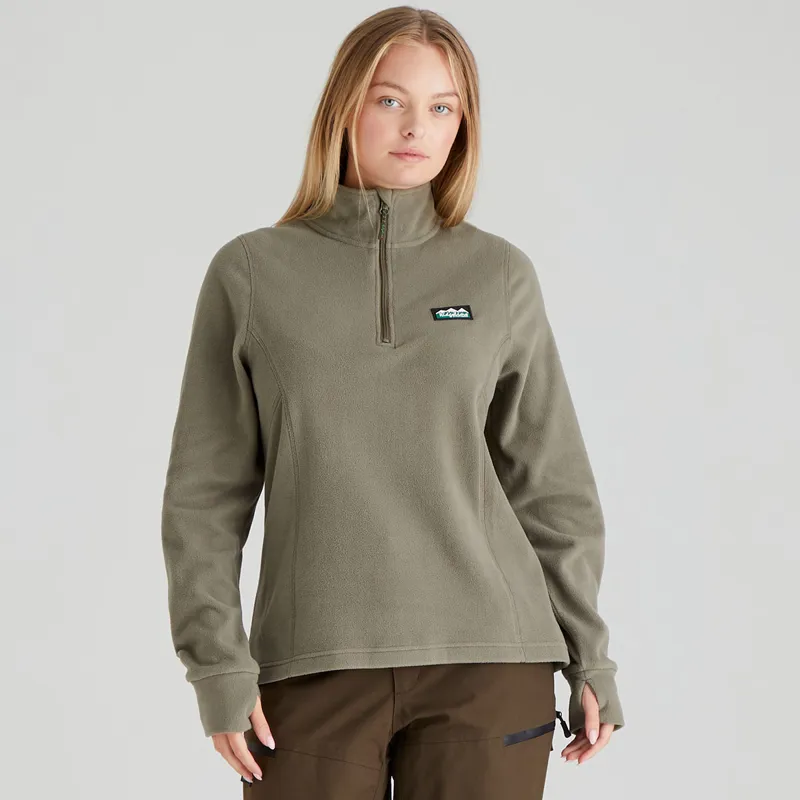 Ridgeline Womens Narvik Fleece - Smokey Olive-1