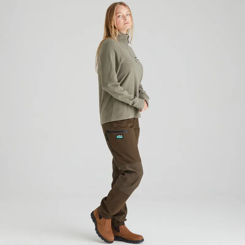 Ridgeline Womens Narvik Fleece - Smokey Olive-4
