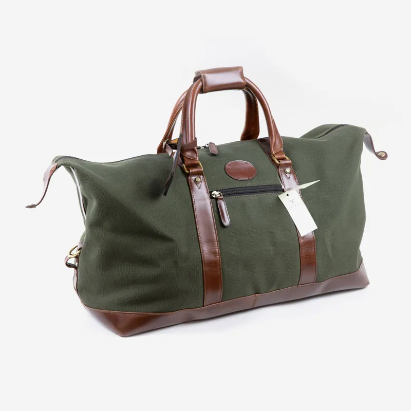 Teales Weekend Bag Brandy and Forest-1