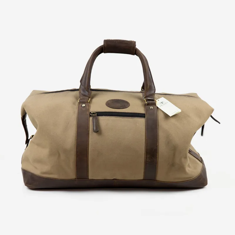 Teales Weekend Bag Devon and Canvas