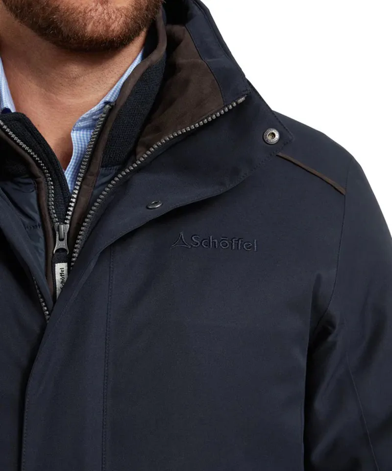 Schoffel Whitton Waterproof Coat Navy-3