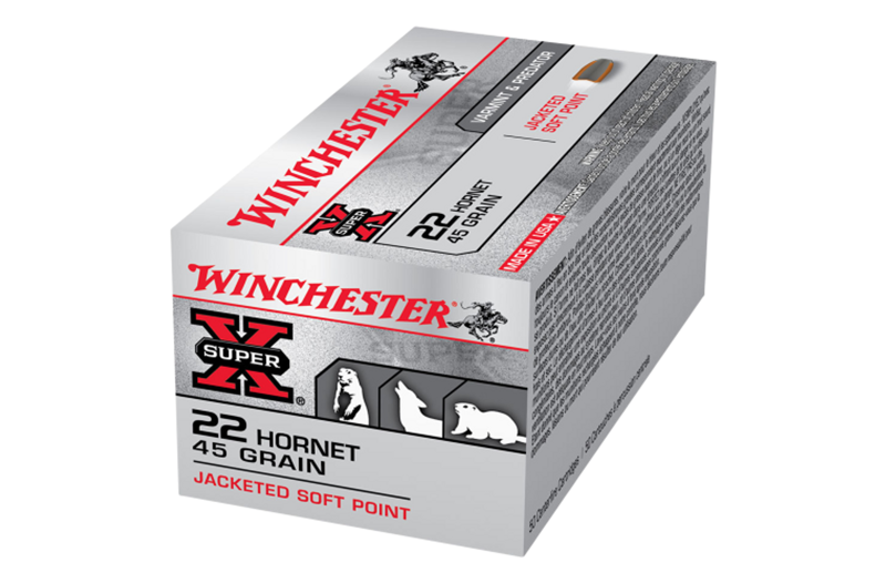 Winchester 22 Hornet 45gr SP
