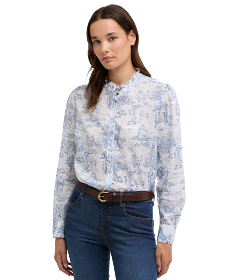 Barbour Wisteria Shirt - Ink Blue-1