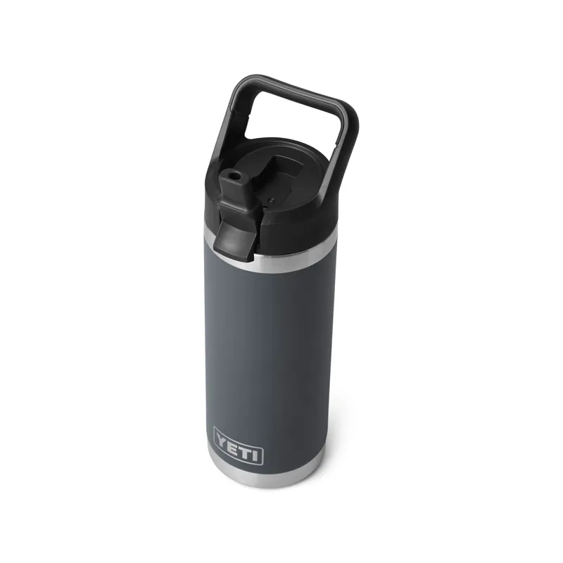 Yeti Rambler 18oz Straw Bottle - Charcoal-4