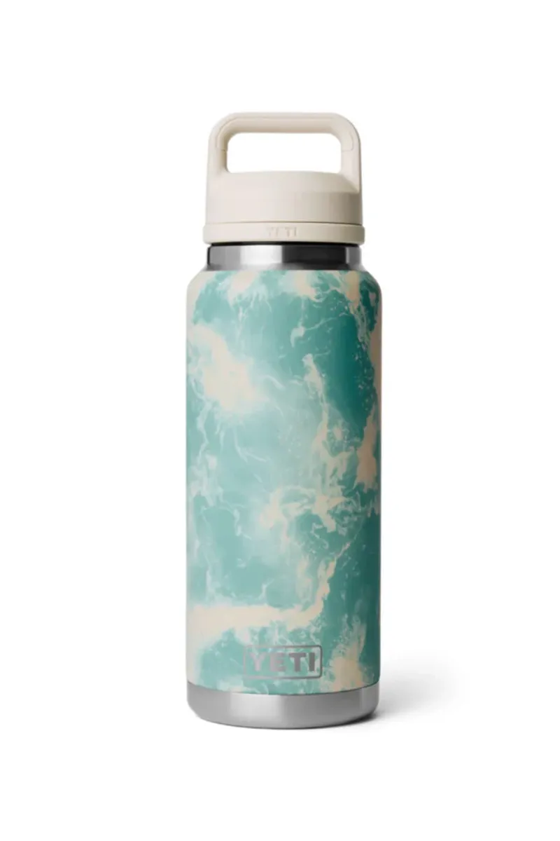 Yeti Rambler 36oz Bottle Chug Sea View