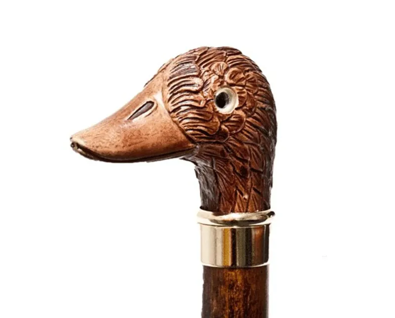 Bisley Animal Head Walking Stick - Duck