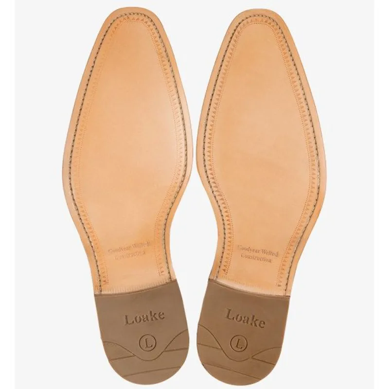 Loake Drake Tan Suede Shoe-2