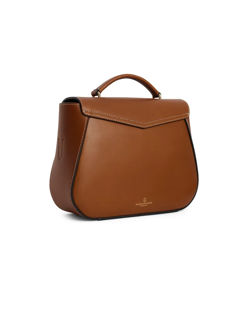 Fairfax and Favor Blenheim Handbag - Tan Leather-2