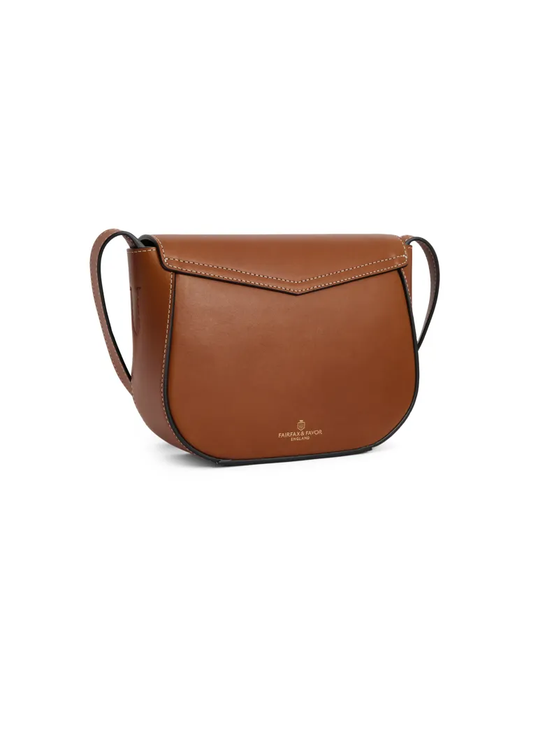 Fairfax and Favor Blenheim Saddle Bag - Tan Leather-1
