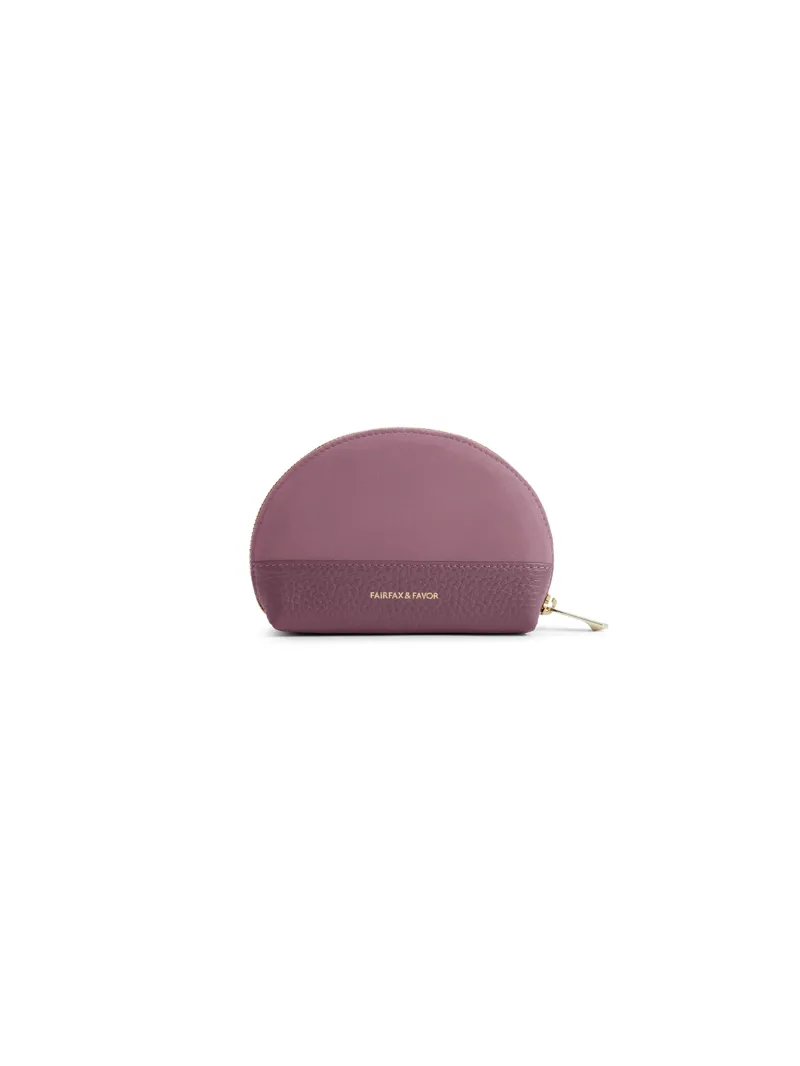 Fairfax and Favour Chiltern Purse - Heather Suede-1