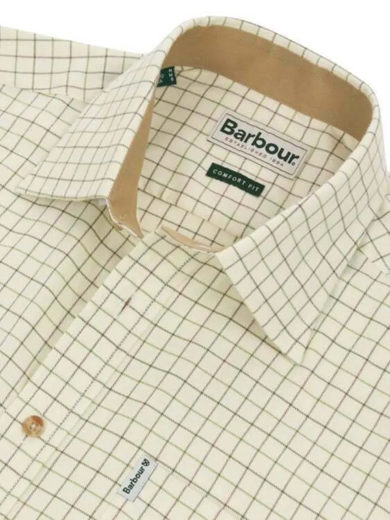 Barbour Field Tattersall Green / Brown-2
