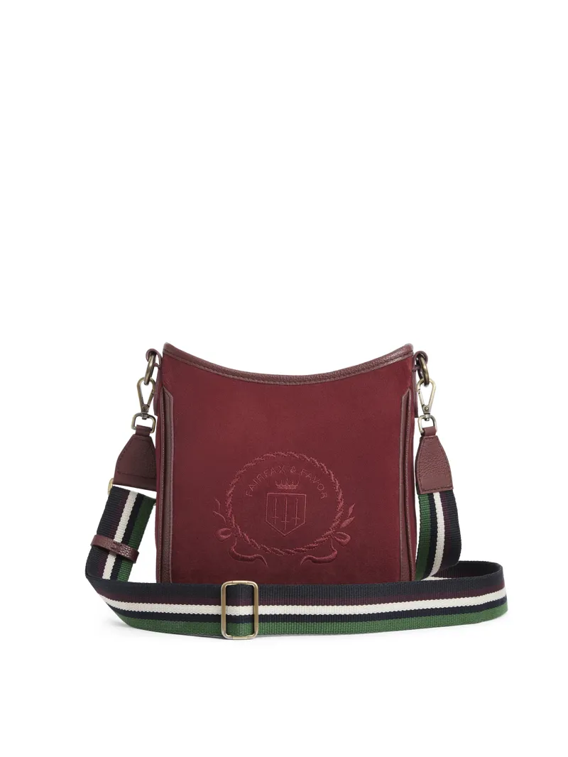 Fairfax and Favor Richmond Messenger Bag Ruby