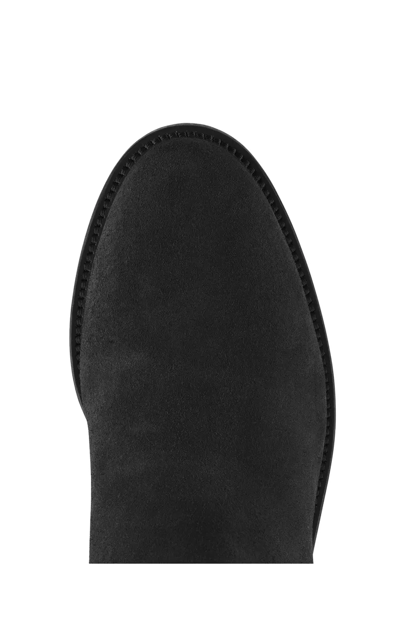 Fairfax and Favor Flat Regina Regular Fit - Black Suede-5