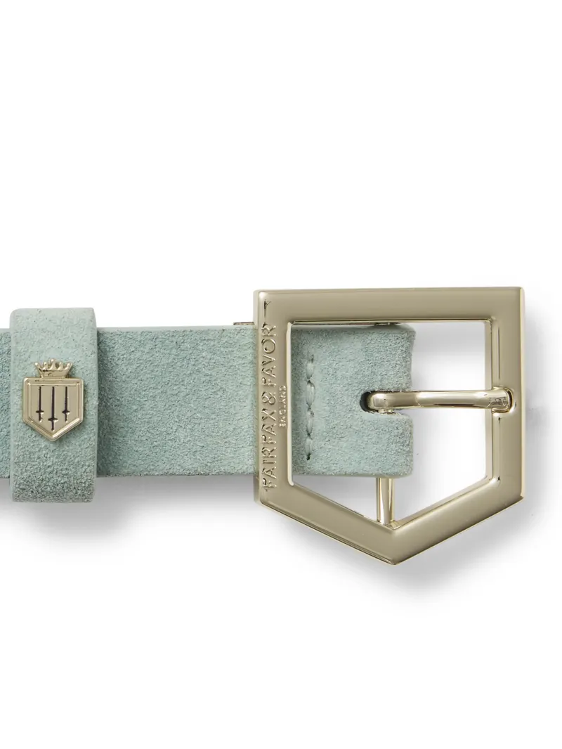 Fairfax and Favor Sennowe Belt - Mint Suede-2