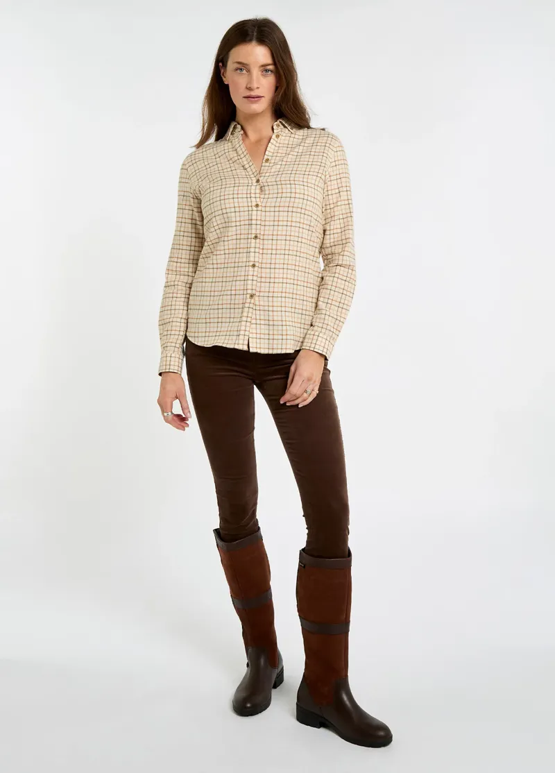 Dubarry Women's Cornflower Shirt - Ochre-1