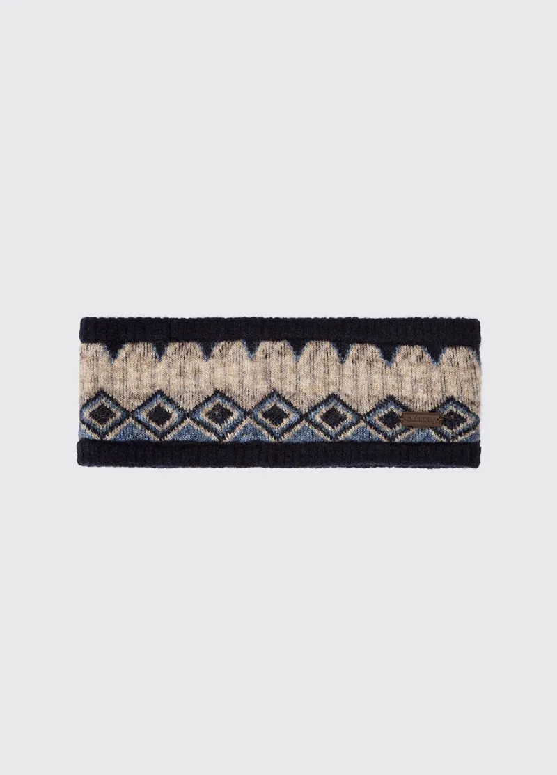 Dubarry Drumroe Knitted Headband - Navy