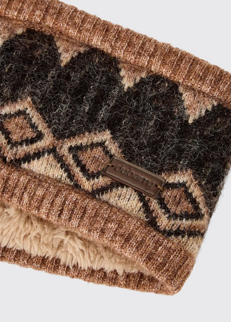 Dubarry Drumroe Knitted Headband - Oat-1