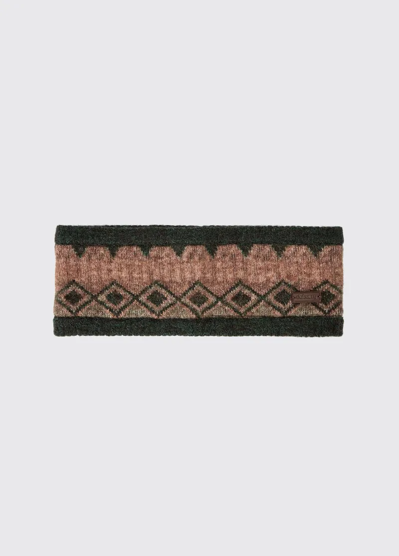 Dubarry Drumroe Knitted Headband - Olive